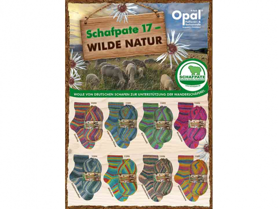 Sockenwolle Opal 4fach Schafpate 17 