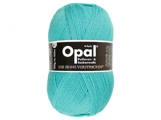 Sockenwolle Opal 4fädig uni JADE