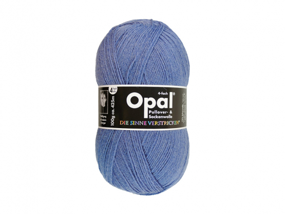Sockenwolle Opal 4fädig uni JEANSBLAU