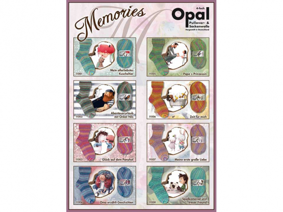 Sockenwolle Opal 4fädig Memories 