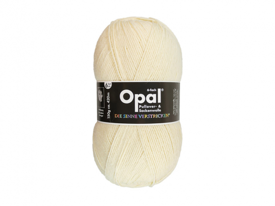 Sockenwolle Opal 6fädig uni natur
