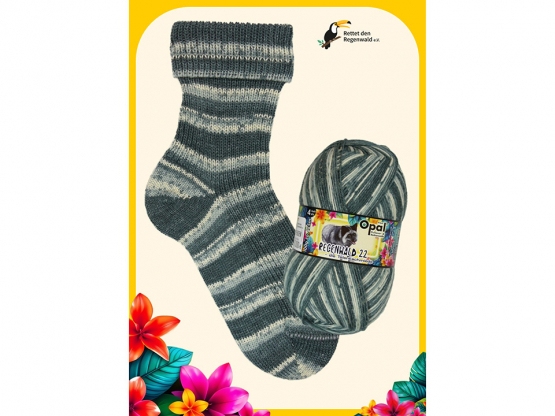 Sockenwolle Opal Regenwald 22 Tänzerin im Schnee