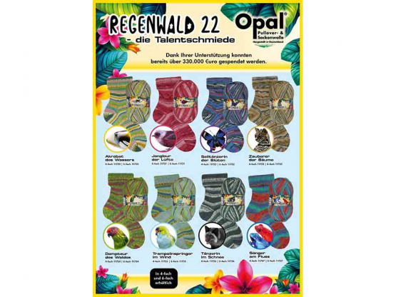 Sockenwolle Opal Regenwald 22 