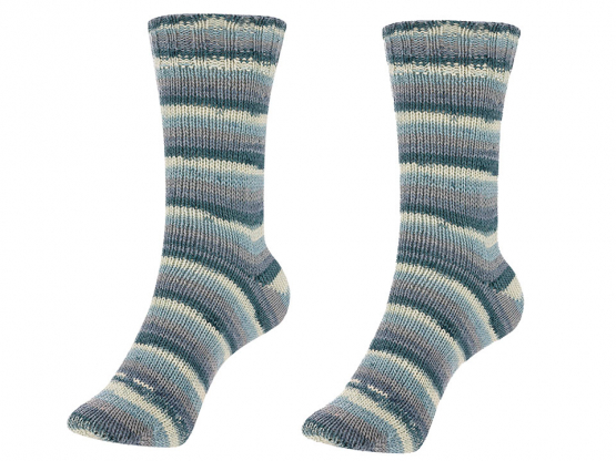 Sockenwolle Sockina classic Stripes color grey
