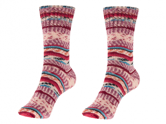 Sockenwolle Sockina color Nostalgie-ANEMONE
