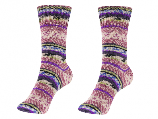 Sockenwolle Sockina color Nostalgie-iris