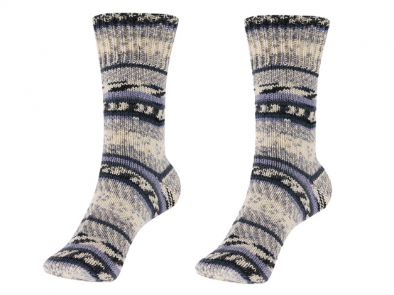 Sockenwolle Sockina color Nostalgie-schlamm