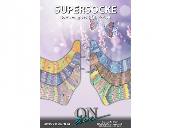 Sockenwolle Supersocke Silk 