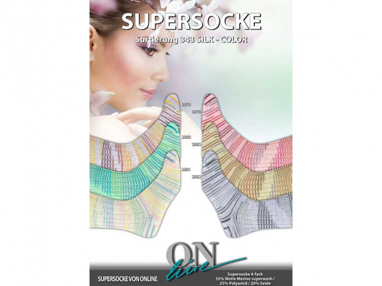 Sockenwolle Supersocke Silk 
