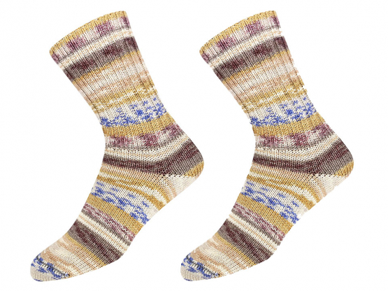 Sockenwolle Supersocke Sort. 399 cotton stretch Farbe 3264