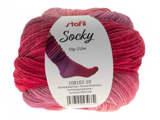 Socky Farbe 10 fuchsia-lila-rosa