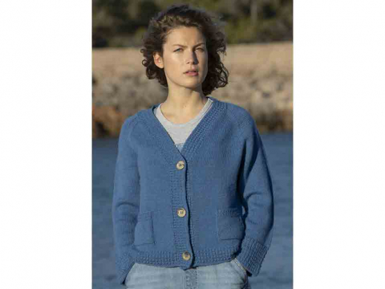 Strickanleitung Damencardigan Merino 120 EXP 