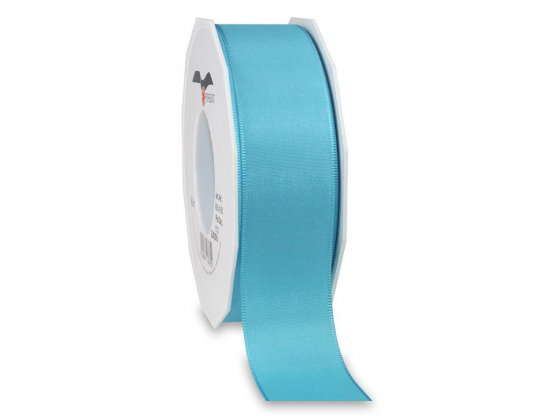 Taftband Europa  40 mm aquamarin