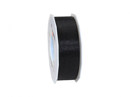 Taftband Europa  40 mm schwarz