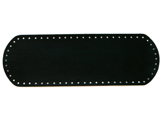 Taschenboden rechteckig Ecoline 21x8cm Kunstleder schwarz