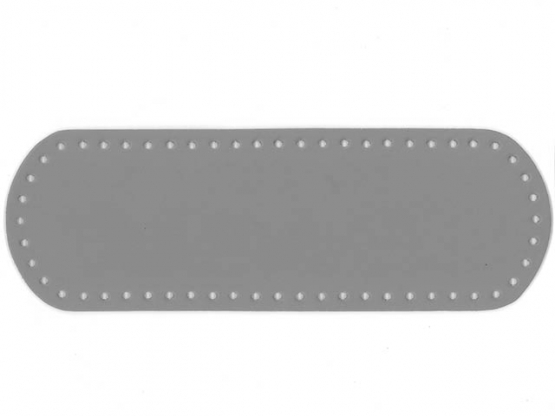 Taschenboden rechteckig Ecoline 30x10cm Kunstleder grau