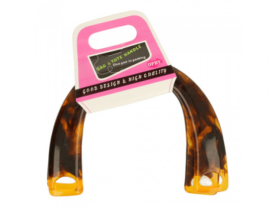 Taschengriffe 16 cm paarweise Kunststoff Schildkröte3 