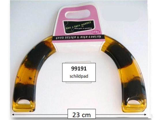 Taschengriffe Paarweise Kunststoff Schildkröte 