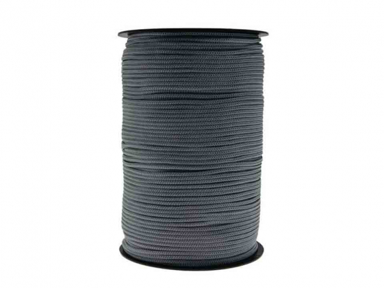Taschenhäkelgarn Thai Cord ø 3mm dunkelgrau