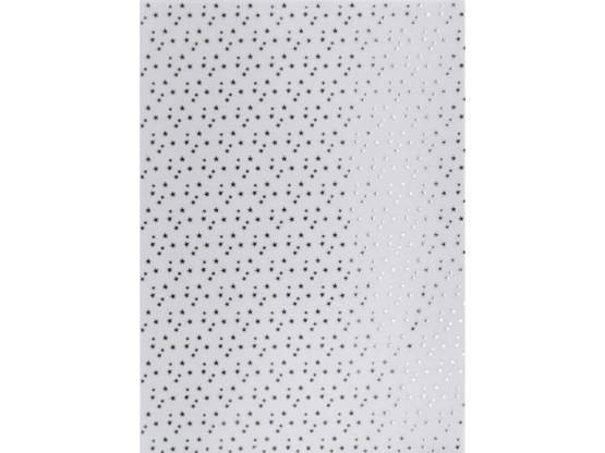 Transp.Papier Sterne silber A 4 