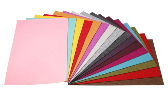 TRENDY Filz 750 x 500 mm, 3 mm grau