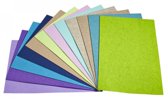 TRENDY Filz 750 x 500 mm, 3 mm pastell-grün