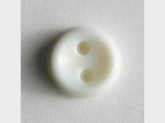 winziger Puppenknopf - Größe: 7mm - Farbe: weiß - Art.Nr. 150168 