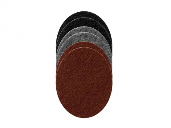 Wollwalk Flicken braun 10 x 8 cm 