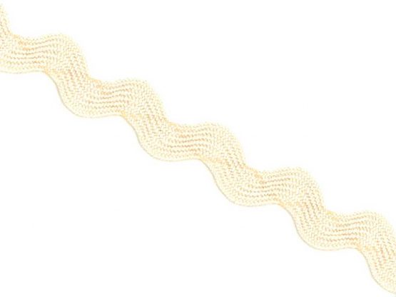 Zackenlitze 10 mm beige