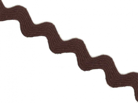 Zackenlitze 10 mm braunbärbraun