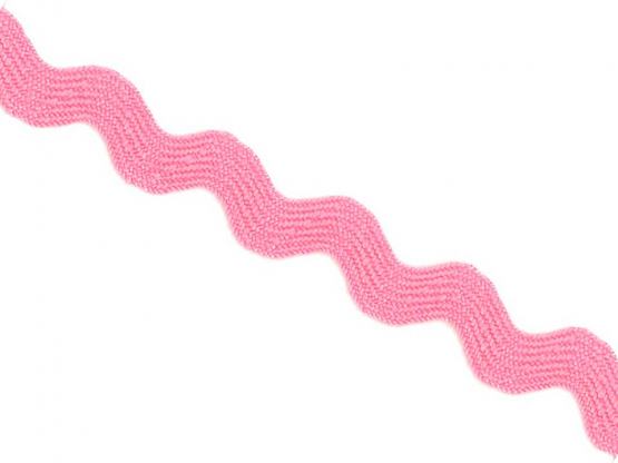 Zackenlitze 10 mm rosa
