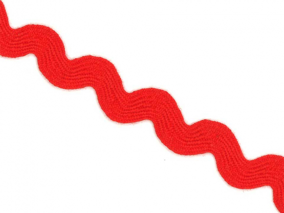 Zackenlitze 10 mm rot