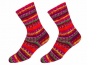 Sockenwolle Sensitive Socks rosa-braun-blau-grün