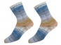 Sockenwolle Sensitive Socks grün-lachs-bordeaux