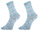 Sockenwolle Bamboo Socks color blau