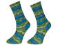 Sockenwolle Sensitive Socks braun-blau
