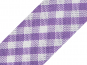 Baumwollschrägband  18 mm breit Wichy karo fuchsia