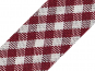Baumwollschrägband  18 mm breit Wichy karo fuchsia