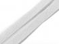Baumwollschrägband  18 mm breit weiss