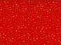 Baumwollstoff 145cm rot Sternen gold groß