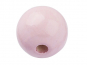 Grosslochperle Holz ø 20 mm rosa