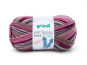 Hot Socks Soave, 4-fach bordeaux-pink-karamel-natur