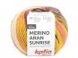 Katia Merino Aran Sunrise Farbe 306 fuchsia-blau-ocker