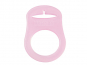Schnulli-Silikonring für Schnulliketten, rosa