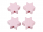 Schnulli-Stern 19,5 x 19,5 x 8 mm, DL 3 mm, Btl. à 4 St. 